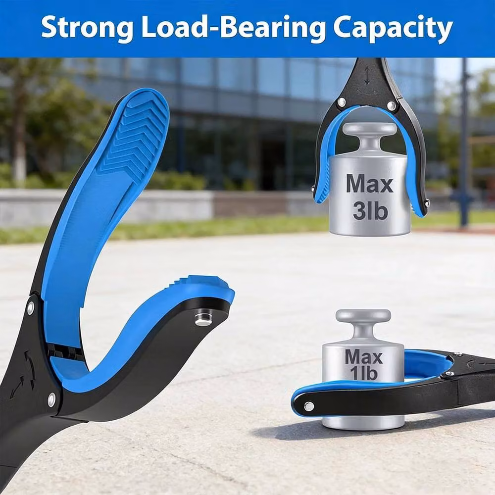 FLAVORA Foldable Long Reach Reacher Tool in Blue – 3