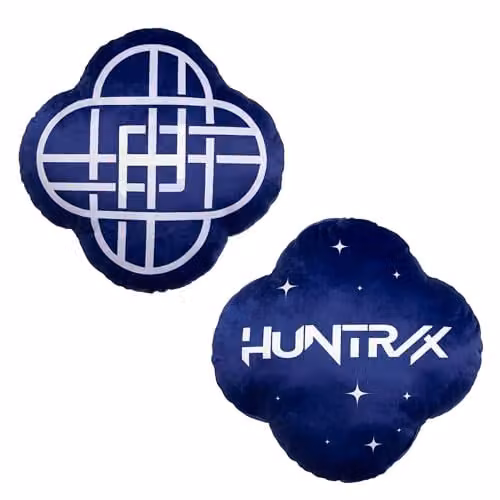 Character World K-Pop Demon Hunters Shaped Cushion, Blue and Purple, W/D/H: 40 x 40 x 40 cm – 2
