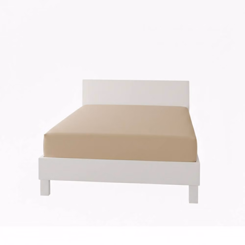 Snug City King Size Polycotton Extra Deep Fitted Sheet in Beige, W/D/H: 180 x 200 x 40 cm – 2