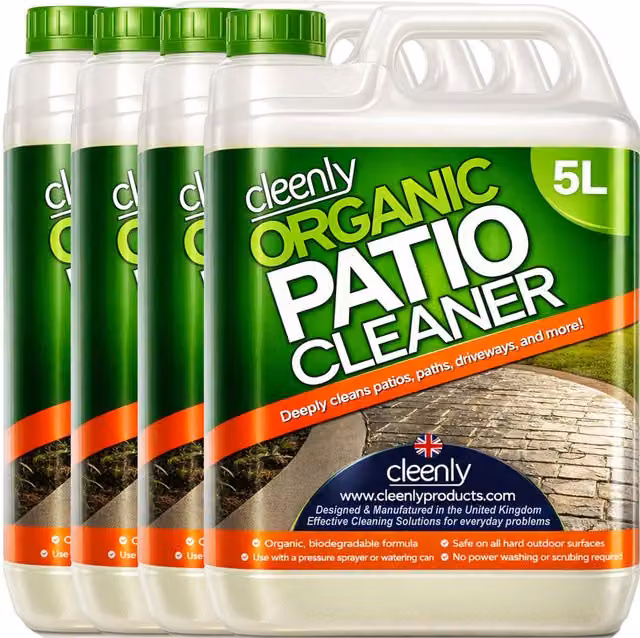 cleenly Chemical Free Patio Cleaner for Patios, Driveways and Paths, 20L – 1