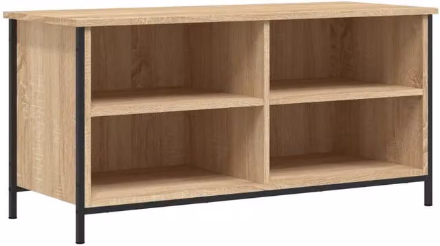 Berkfield Home TV Cabinet in Sonoma Oak, W/D/H: 100 x 40 x 50 cm – 1
