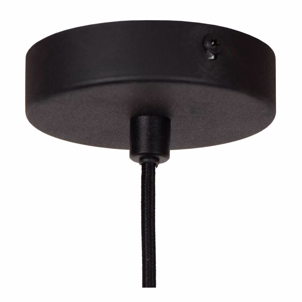 Lucide Vulcan Dimmable LED Pendant Light in Black, Diameter: 47 cm – 4
