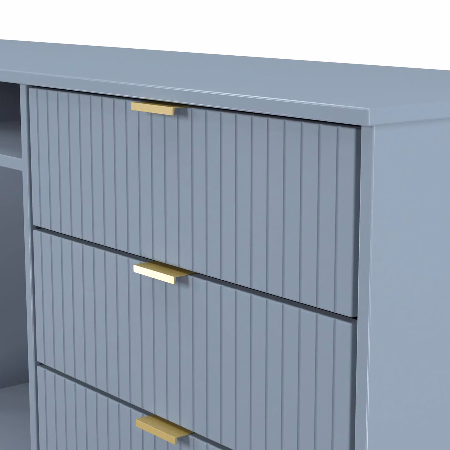 2 U Bexley Ready Assembled 6 Drawer Sideboard in Light Blue – 3