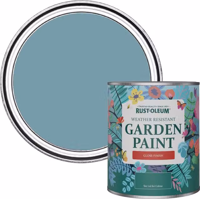 Rust-Oleum Garden Paint in Gloss Finish, Pacific State Blue, 0.75 l