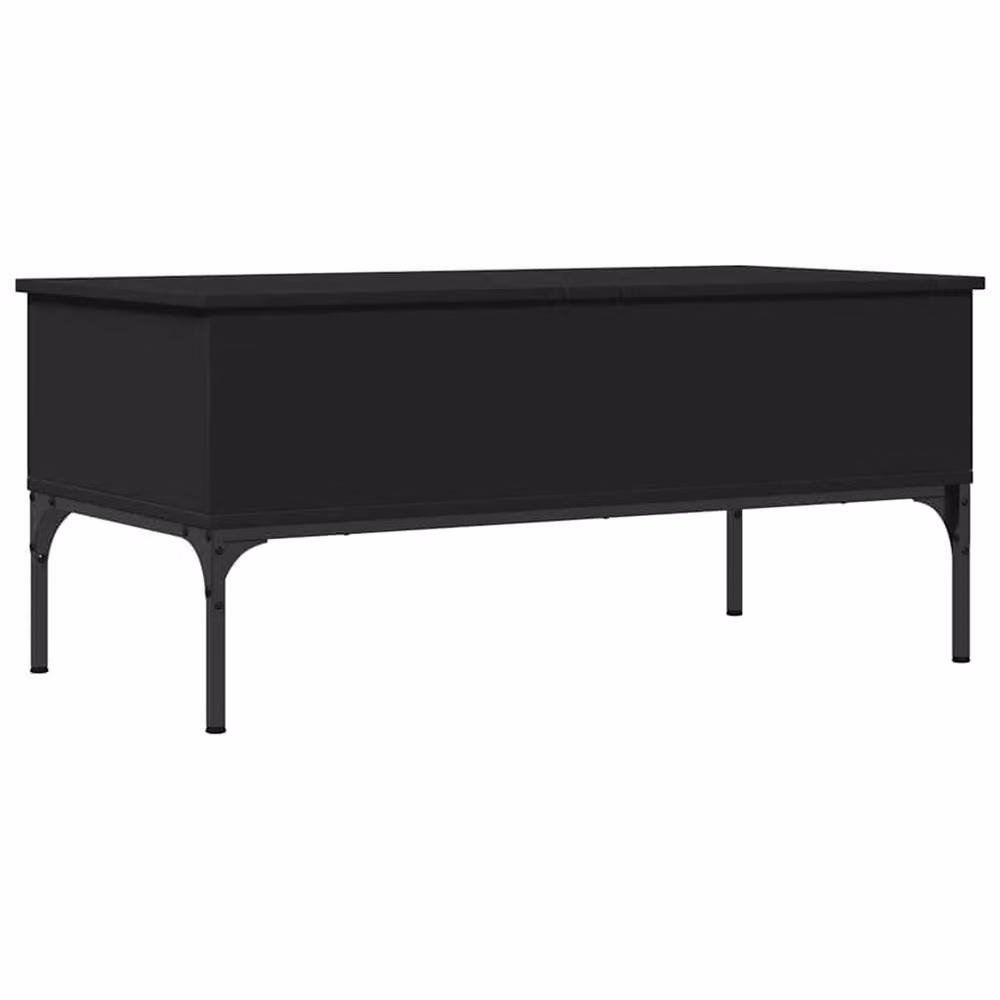 Berkfield Home Modern Black Coffee Table with Lift Mechanism, W/D/H: 100 x 50 x 45 cm – 2