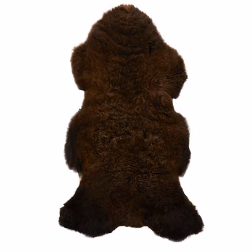 Simply Sheepskin Brown Genuine Wool Rug, W/D: 100 x 60 cm – 4