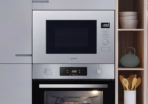 Candy Silver Built-in Microwave Combi with Grill, 20L, 800W – 2