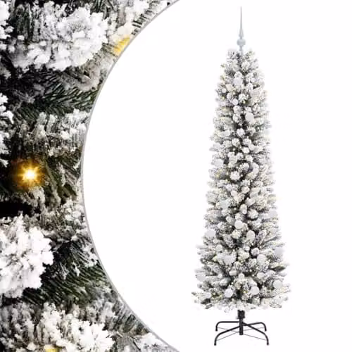 vidaXL Artificial White Christmas Tree, Height: 180 cm – 1