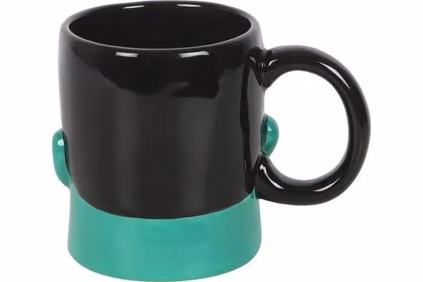KDMD Frank Monster Head Ceramic Mug in Petrol – 4
