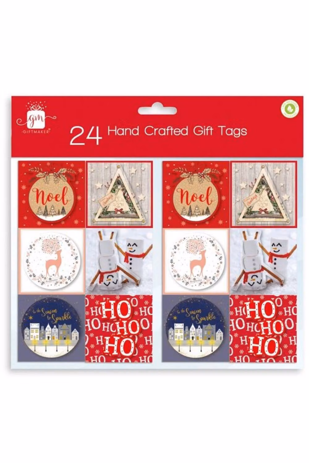 KDMD Hand Crafted Contemporary Multicolour Paper Tags, 5 Pack – 2