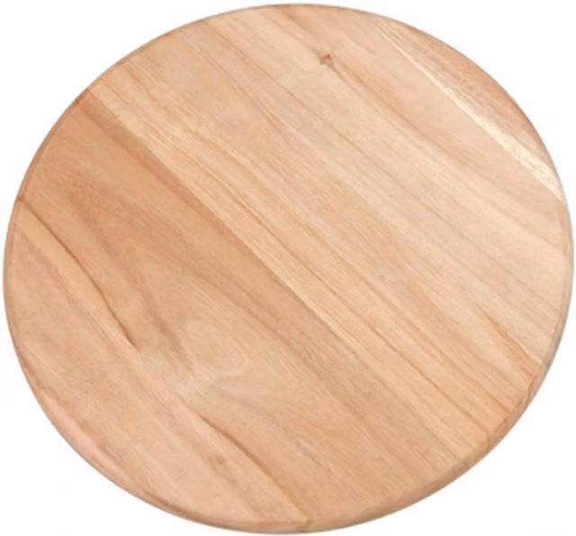 Bread + Butter Acacia Wood Round Serving Board in Beige, Diameter: 40 cm