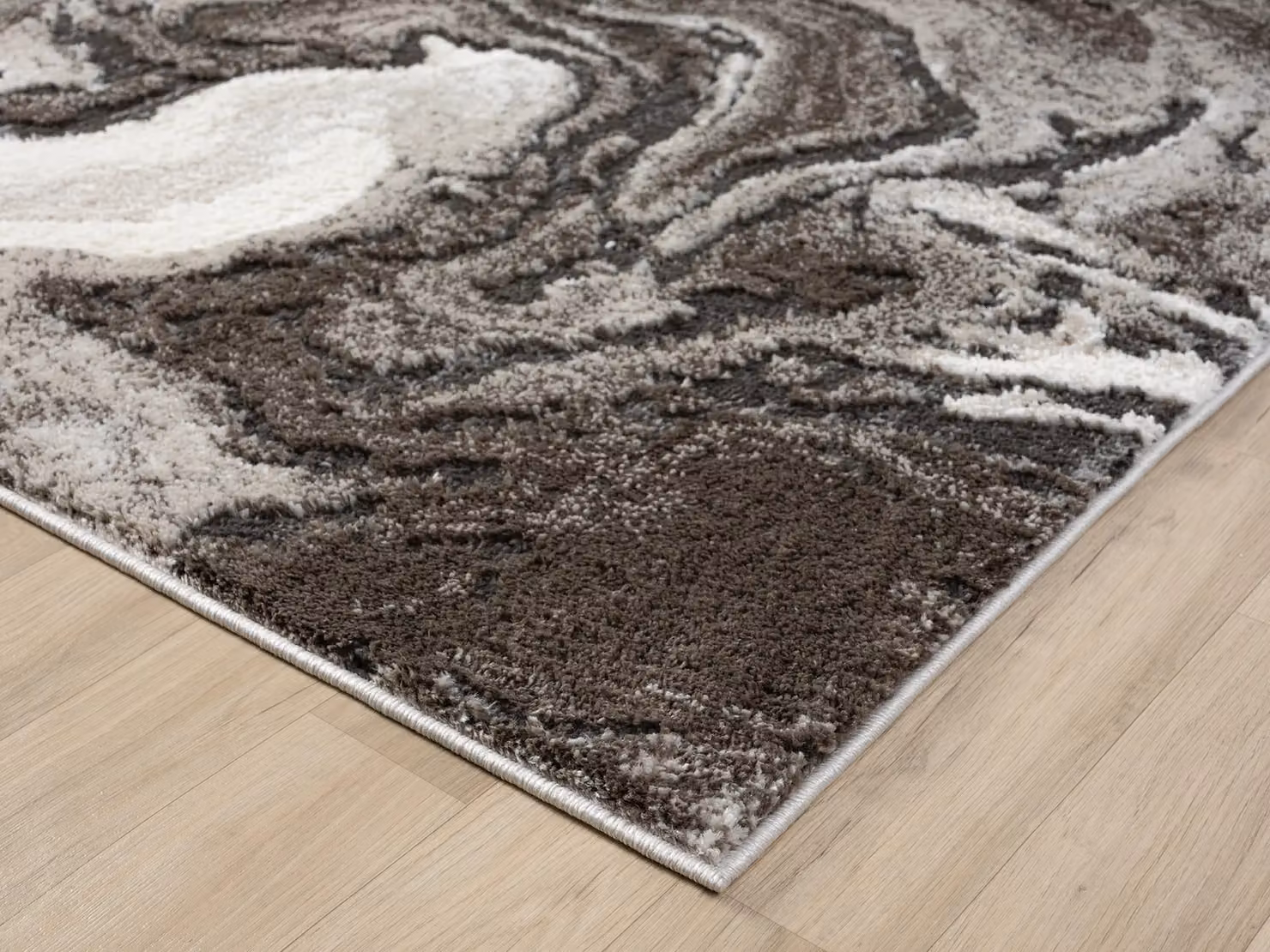 Desire Rugs Eleanor Modern Abstract Living Room Area Rug in Beige and Brown, W: 120 cm, L: 170 cm – 4