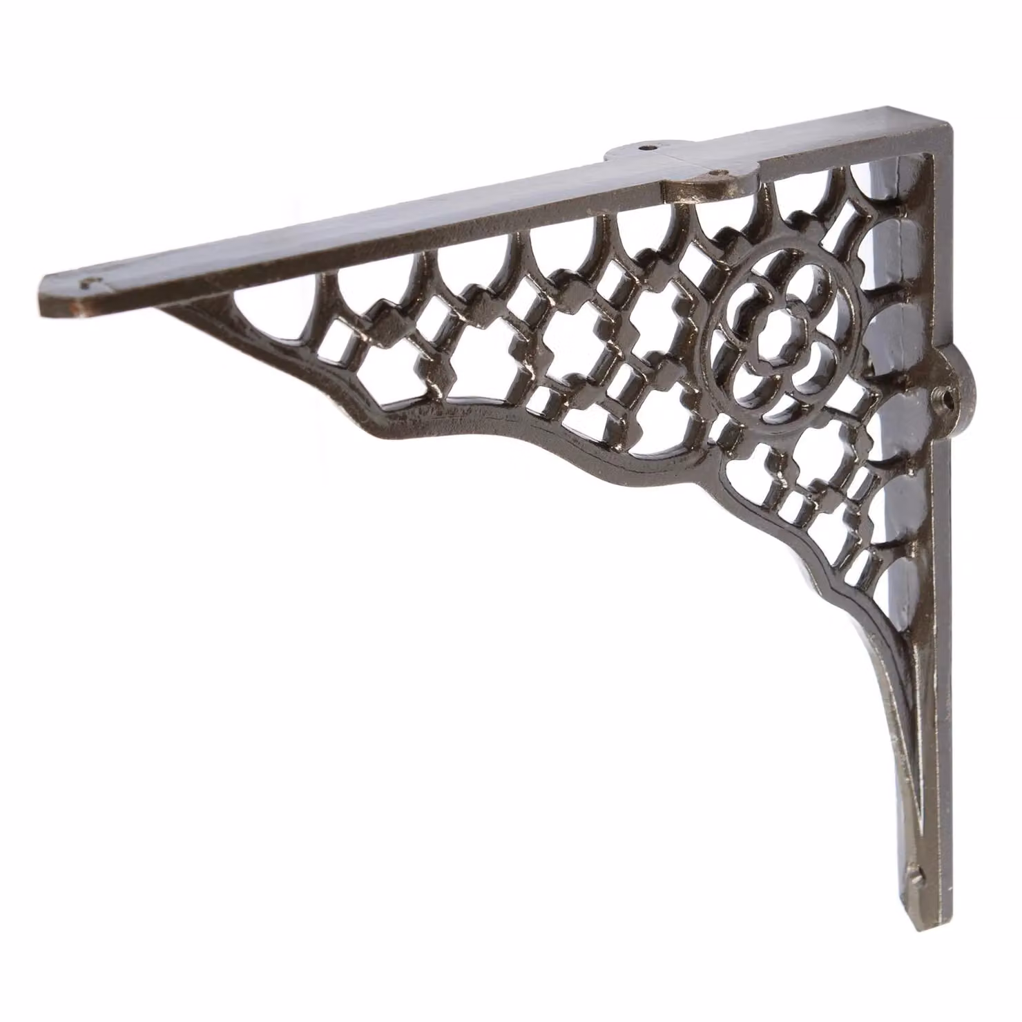 Hammer and Tongs Honeycomb Iron Shelf Bracket, Grey, Pack of 4 – 2