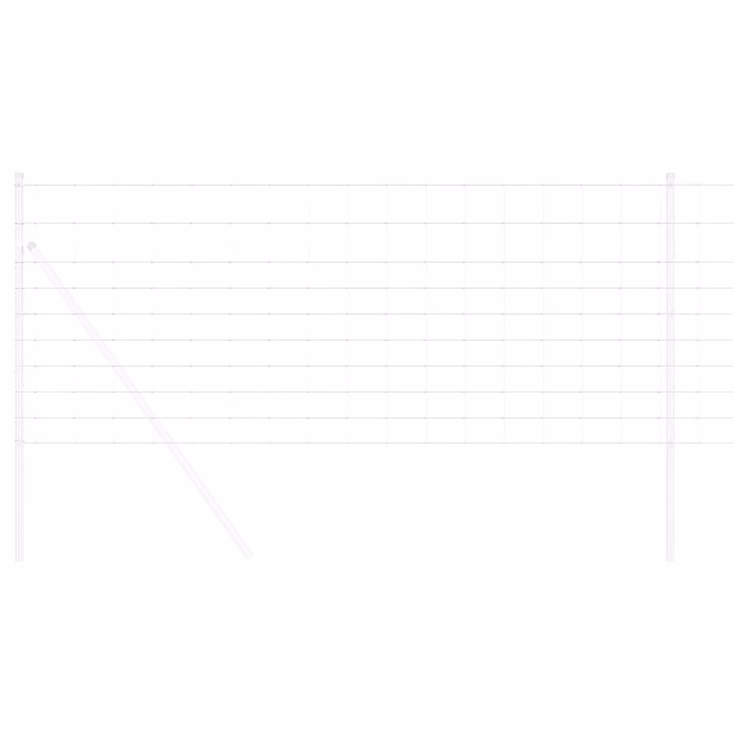 Berkfield Home Field Fence Galvanised Steel in Silver – 2