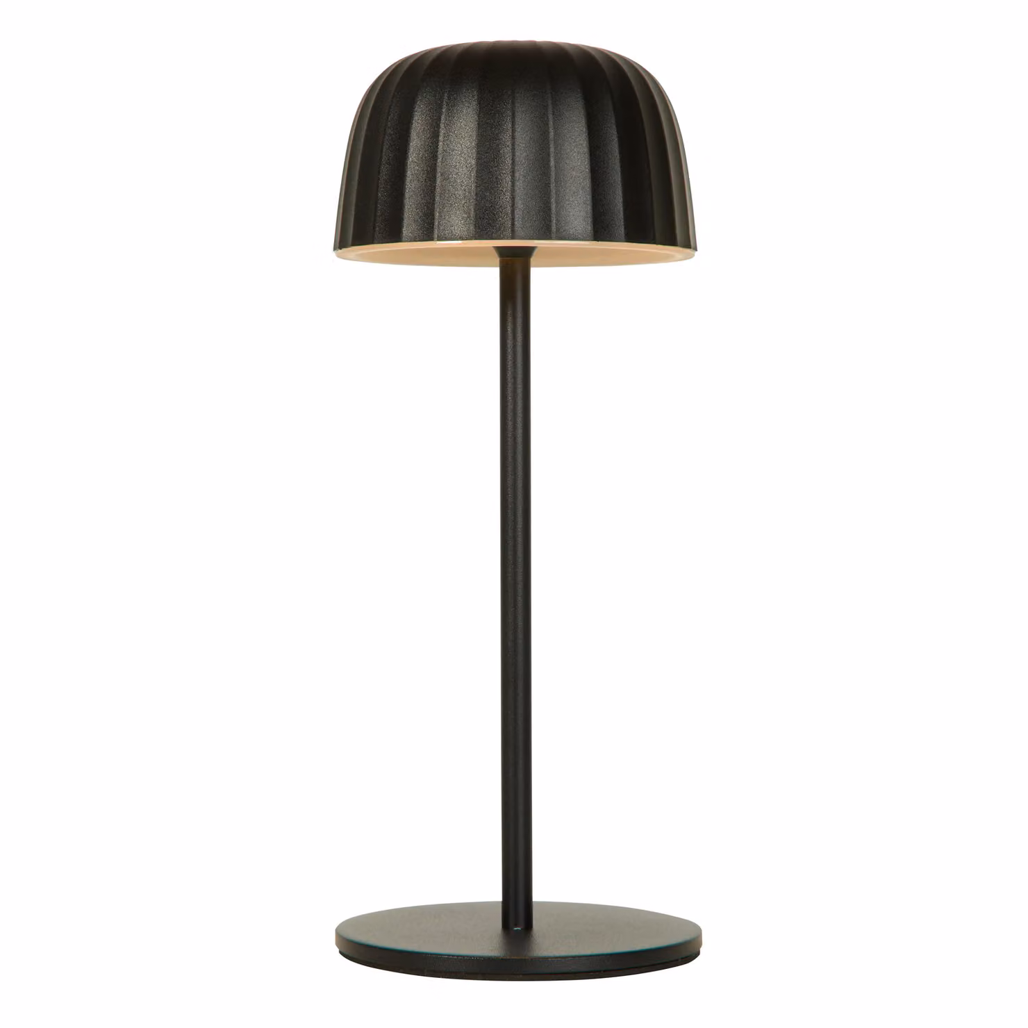 Lighting Collection Ella Outdoor Rechargeable LED Table Lamp in Black – 2