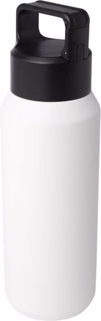 Floso Astra Vacuum Insulated Stainless Steel Water Bottle, 600ml, White