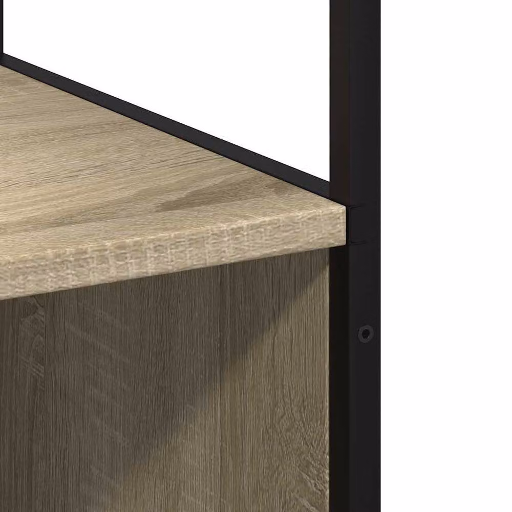 Berkfield Home Sonoma Oak Bathroom Cabinet, Brown, W/D/H: 35 x 37.5 x 166 cm – 3