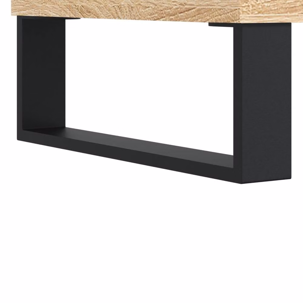 Berkfield Home Sonoma Oak Sideboard in Light Brown, W/D/H: 40 x 35 x 70 cm – 2