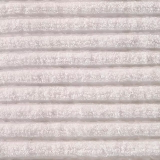 OHS Modern Striped Tufted Duvet Cover Set in White, W/H: 90 x 200 cm