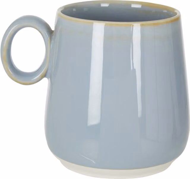 Orsina Luxe Blue Porcelain Mug with Glazed Ceramic Finish – 1