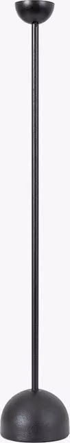 Perch & Parrow Svelte Large Modern Taper Candlestick in Black Metal