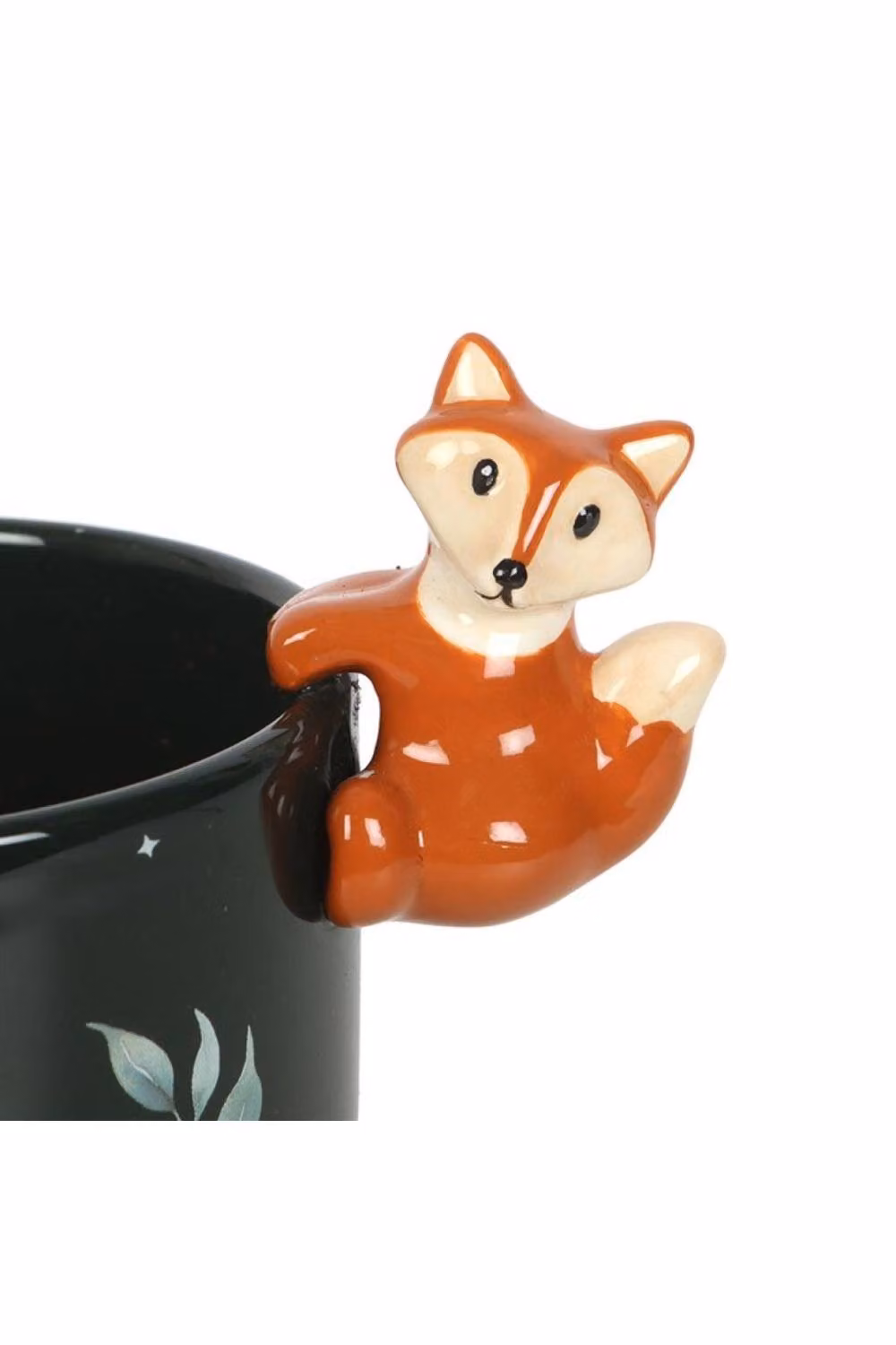 KDMD Green Forest Fox Ceramic Plant Pot in Green – 2