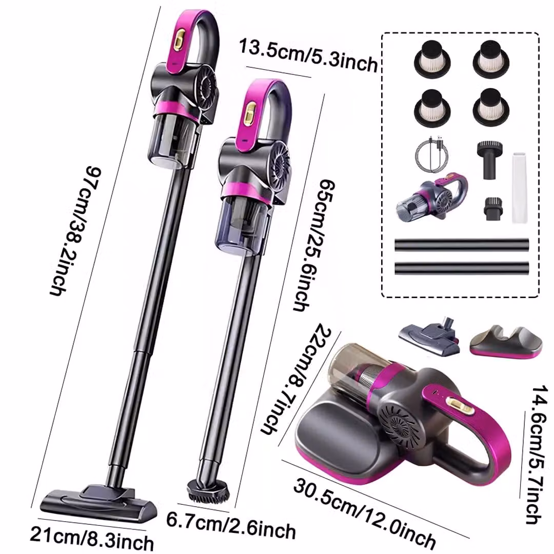 SPETLEK 4 in 1 Cordless Stick Handheld Bagless Vacuum Cleaner, Multicolour – 2
