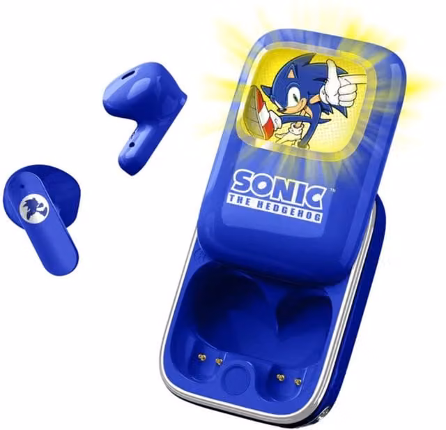 Sonic The Hedgehog Slide Open TWS Bluetooth Earphones - Indigo Blue