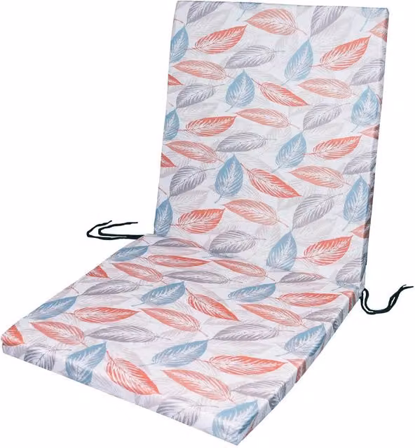 Roseley Water Repellent Low Back Outdoor Chair Pads in Orange and Multicolour