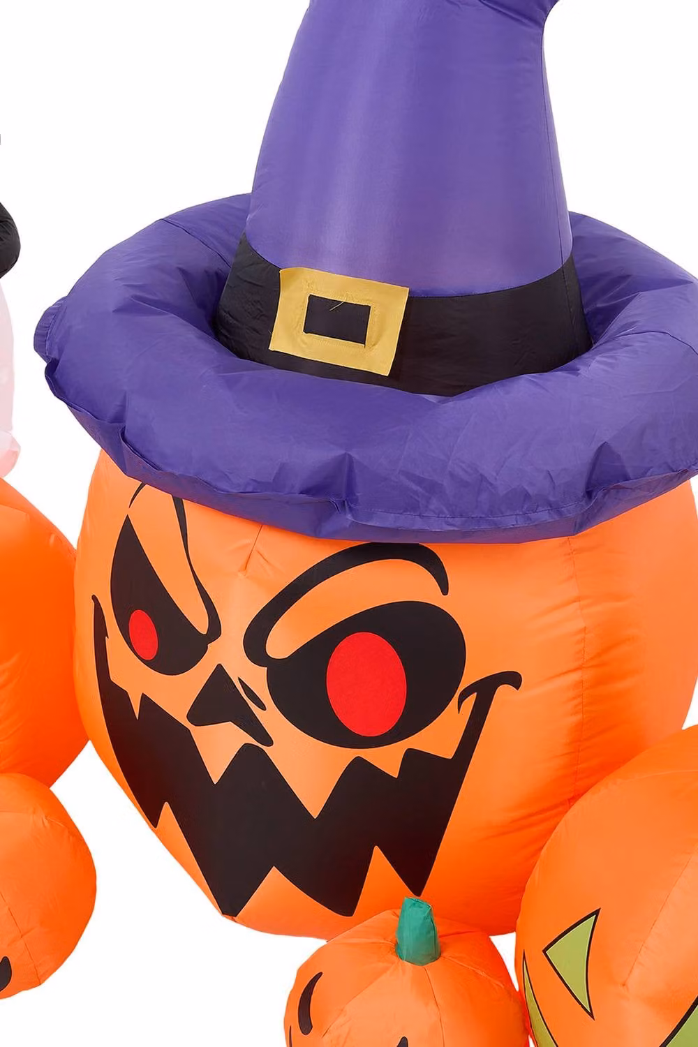 Garden Sanctuary 8ft Halloween Inflatable Pumpkin and Ghost Outdoor Decoration, Orange and Multicolour – 3