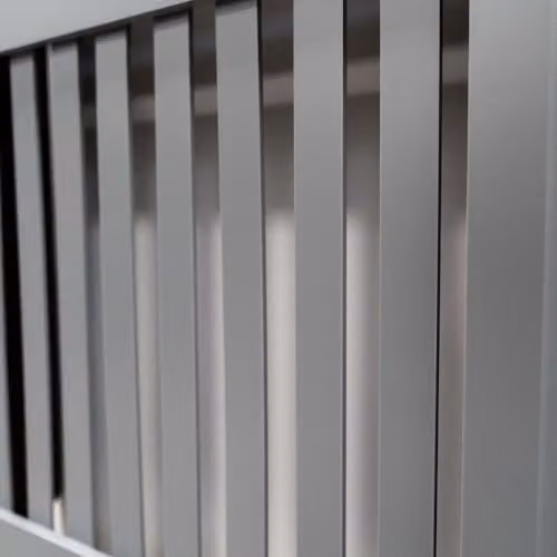 Airwave Vertical Line Style Grey MDF Radiator Cover (Small) W/D/H: 81.5 x 78.0 x 19.0 cm – 3