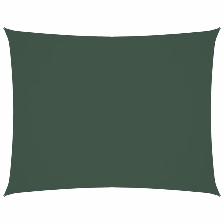 Berkfield Home Rectangular Sunshade Sail in Dark Green Oxford Fabric, 3.5 x 4.5 m