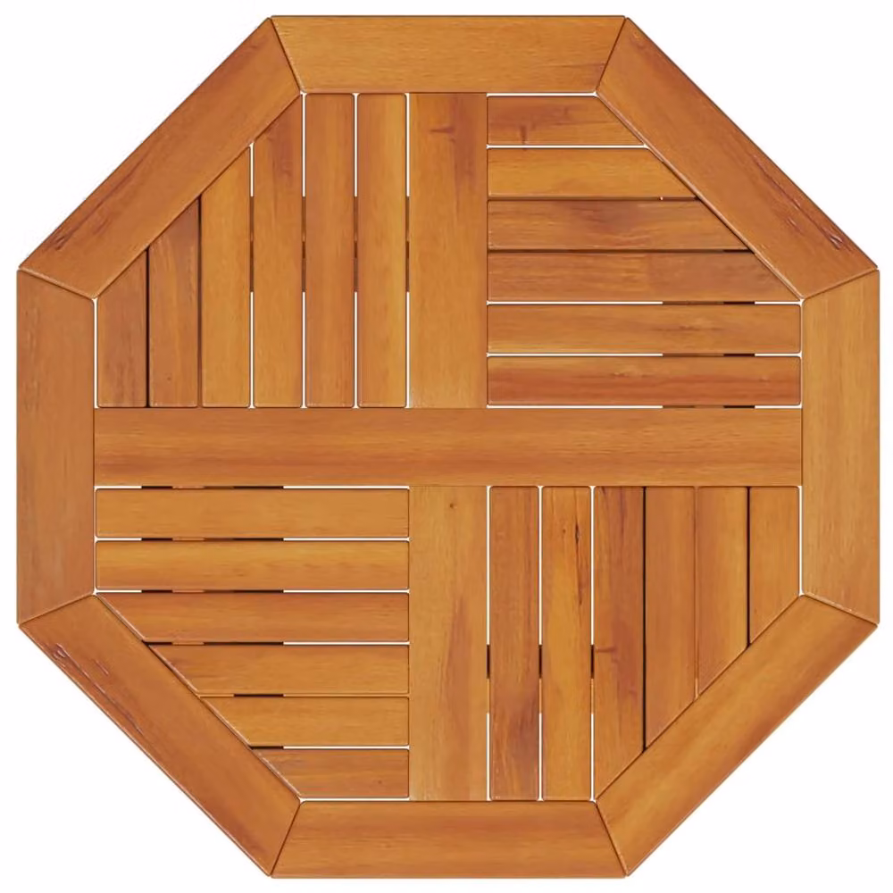 Berkfield Home Beautiful Folding Garden Table in Brown Solid Acacia Wood W: 60 cm, D: 60 cm, H: 75 cm – 3