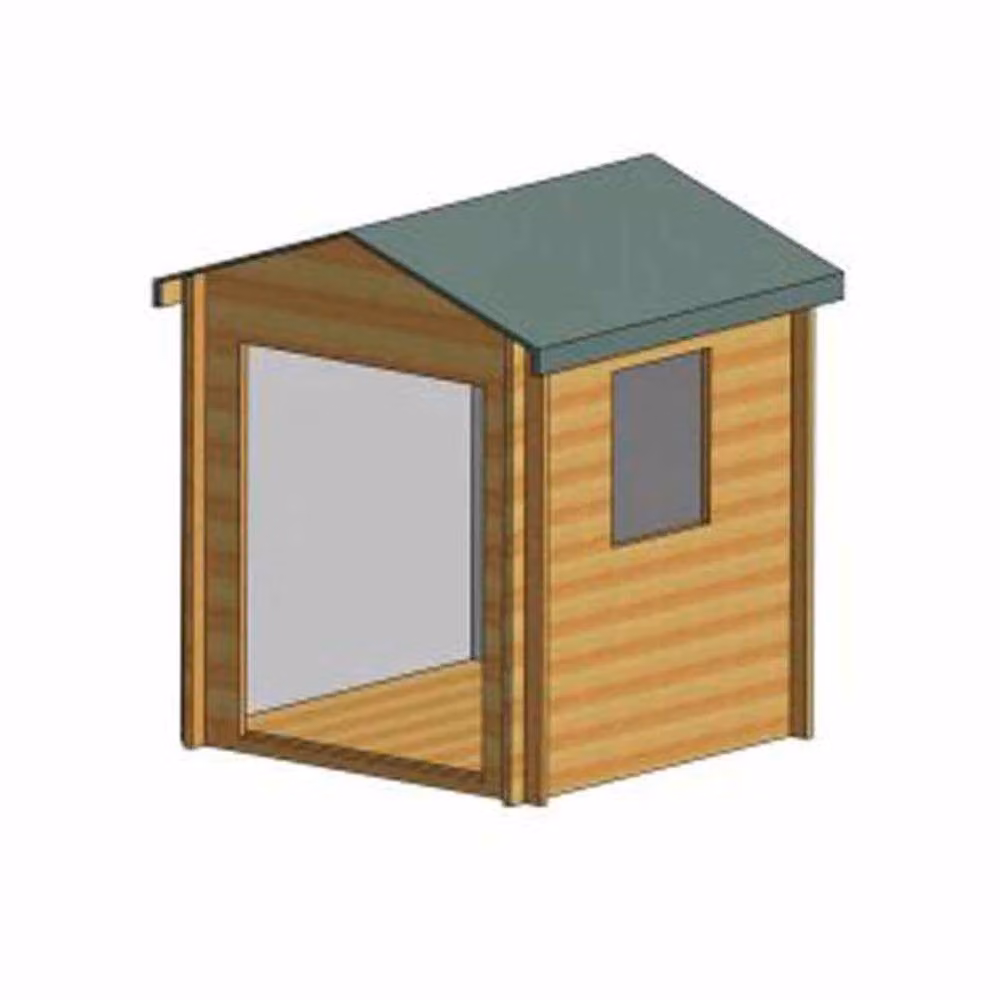 Shires Bradley 19 mm Log Cabin in Blue