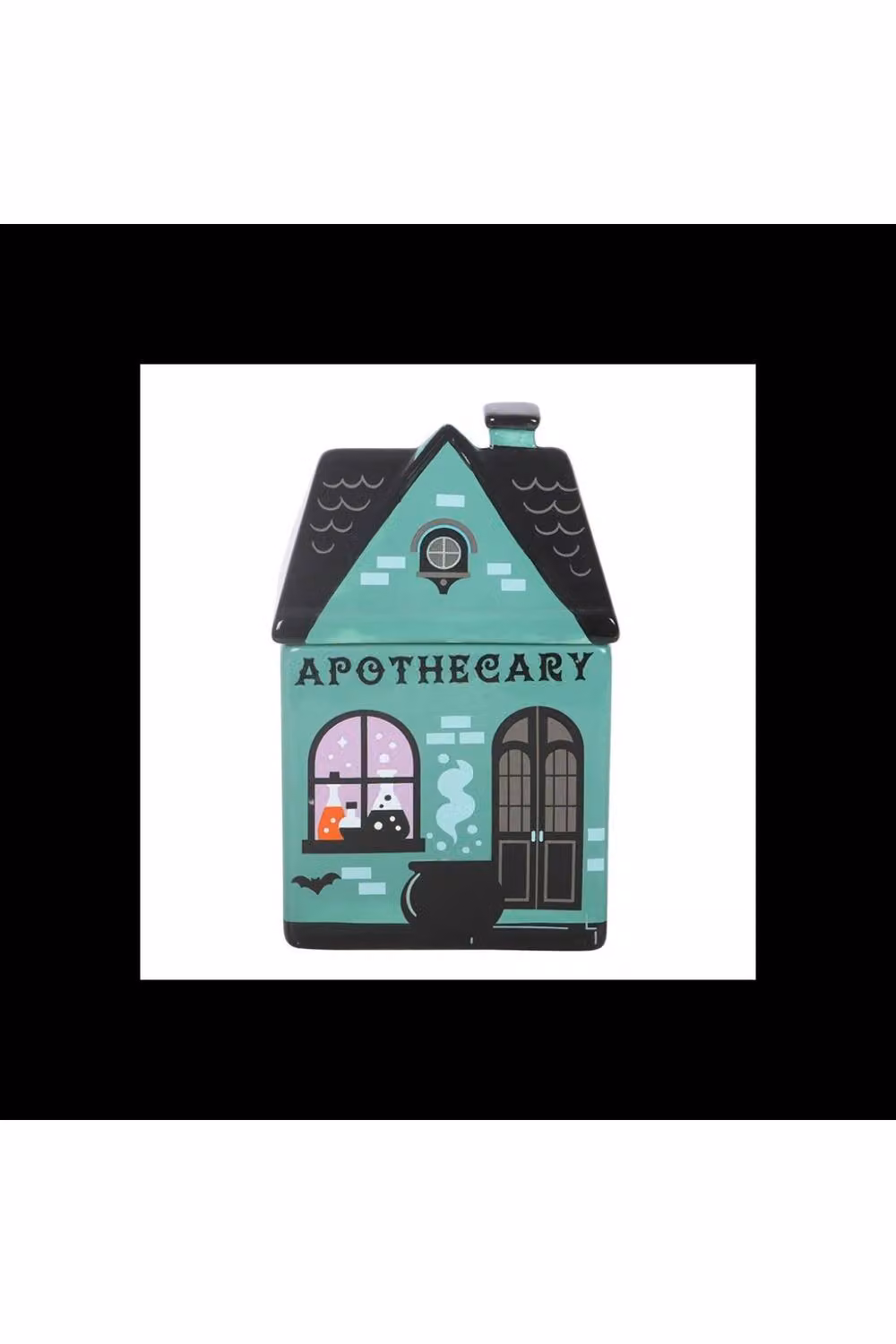 KDMD Apothecary Shop Ceramic Oil Burner with Bubbling Cauldron in Pale Green – 2