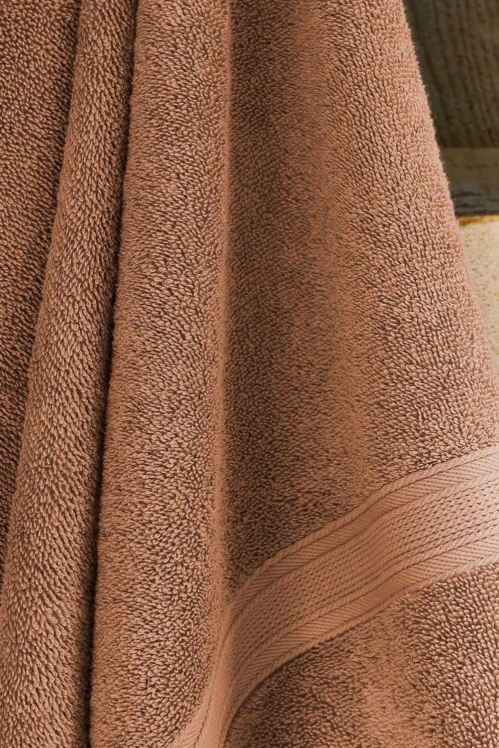 CHRISTY Serene Soft Tone 100% Combed Cotton Terry Towels in Light Brown – 3