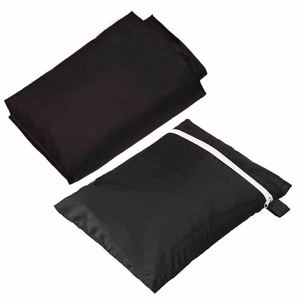 FLAVORA Heavy Duty Waterproof Black BBQ Cover for Gas Grills and Smokers, W: 100 cm, D: 15 cm – 4