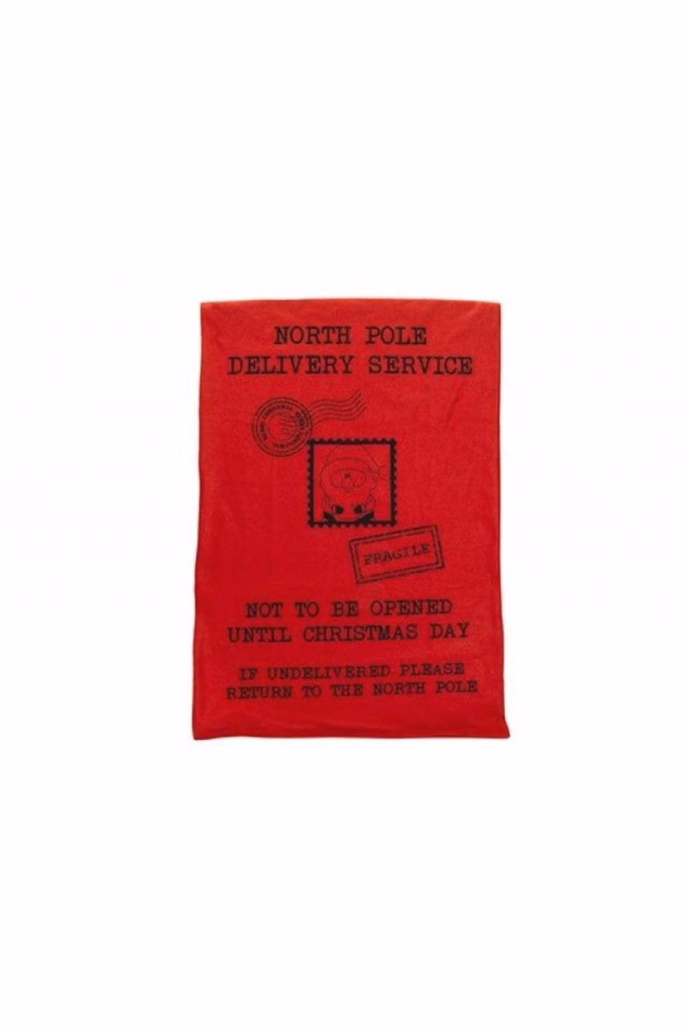 KDMD Jumbo Red Felt Christmas Sack 2 Pack, W: 60 cm, H: 90 cm – 2