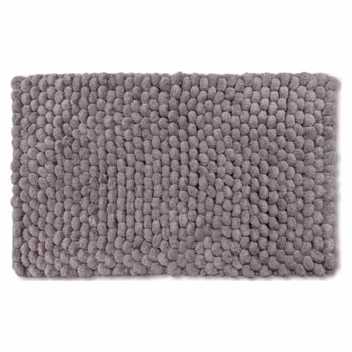 Allure Bath Fashions Bobbi Giant Bobble Bath Mat, Charcoal Grey, W: 50 cm, D: 80 cm