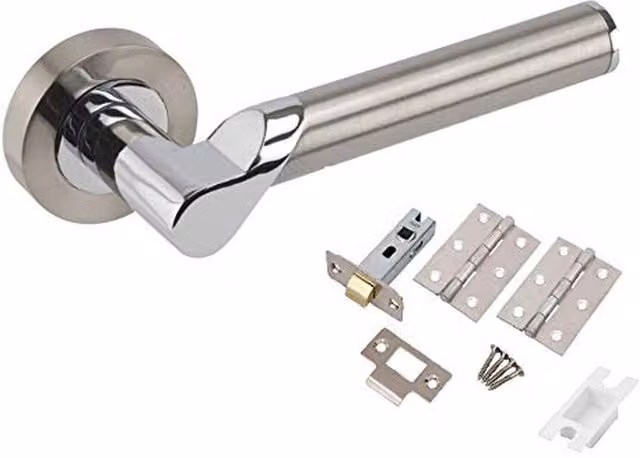 Golden Grace Internal Door Handle Set in Chrome, Gold and Silver