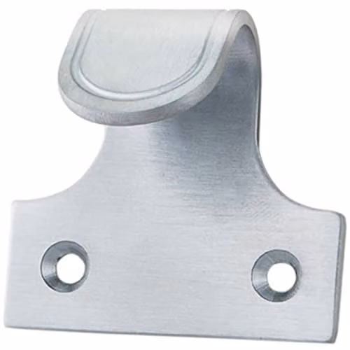 Loops Sash Window Lift Handle in Satin Chrome, 53 x 52 mm with 33 mm Fixing Centres