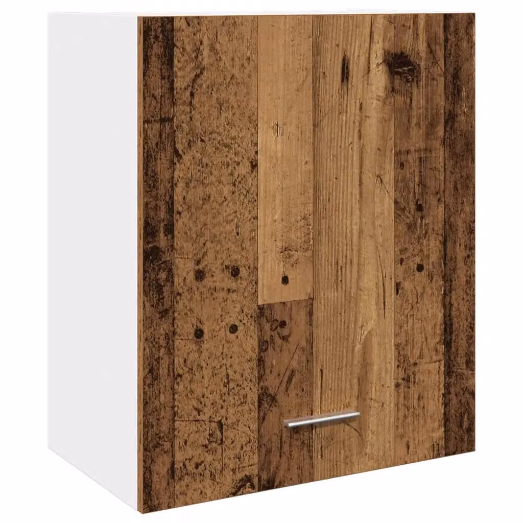 Berkfield Home Hanging Cabinet in Old Wood Brown, W/D/H: 50 x 31 x 60 cm – 2