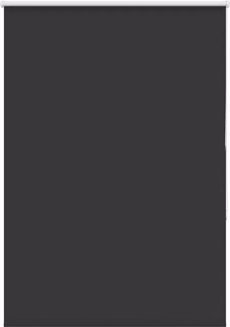 Berkfield Home Blackout Roller Blind, Black Polyester, W: 90 cm, H: 130 cm – 1