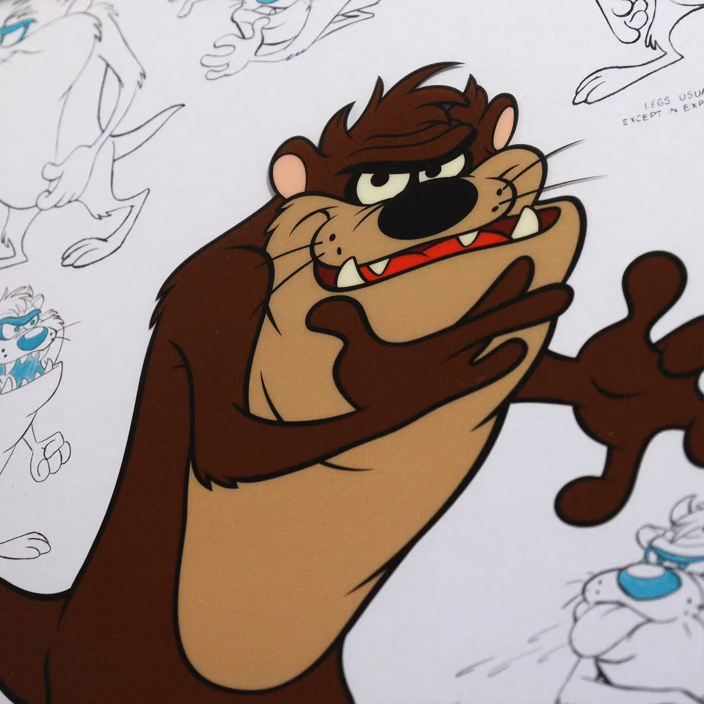 Fanattik Looney Tunes Tasmanian Devil Limited Edition Fan-Cel Art, Multicolour Illustration – 3