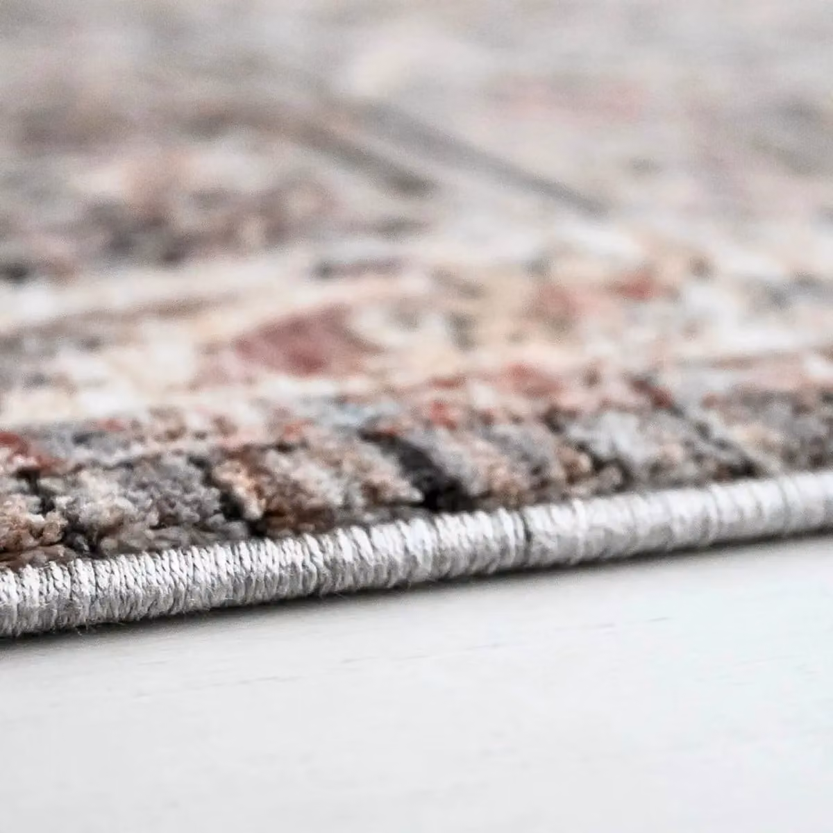 The Rug Shop UK Abstract Grey Traditional Machine Woven Easy Care Rug W: 200 cm, D: 290 cm – 2