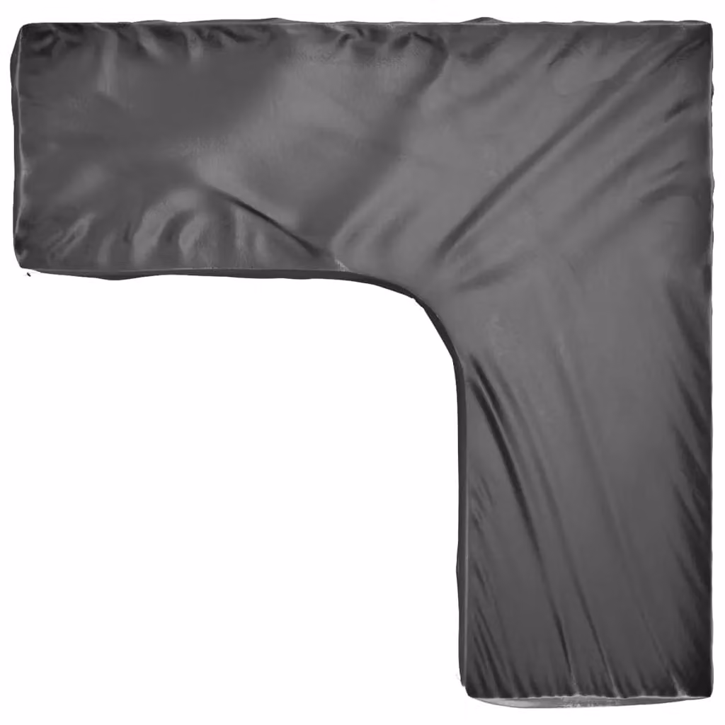 Berkfield Home L-Shaped Garden Furniture Covers, 2 Pack, Black, W/D/H: 285 x 285 x 70 cm – 3