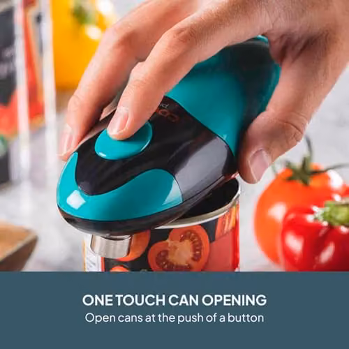 Cooks Professional Automatic Cordless Electric Can Opener in Petrol and Black – 2