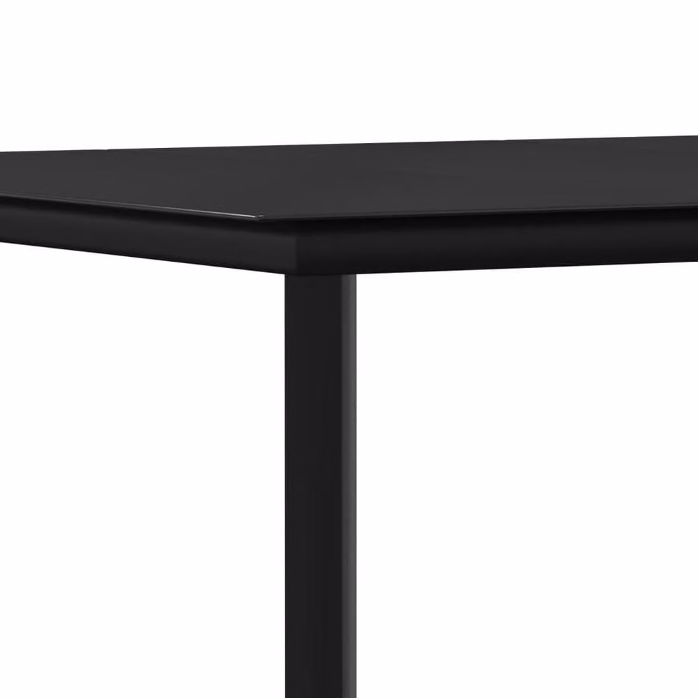 Berkfield Home 9 Piece Modern Garden Dining Set in Black Textilene and Steel – 4