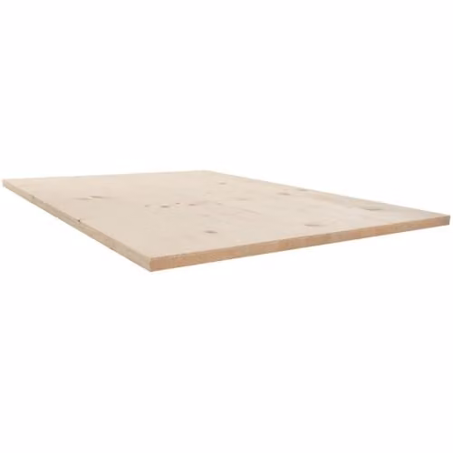 Snowdon Spruce Timber Furniture Board, Natural Beige, W: 60 cm, D: 85 cm, H: 1.8 cm