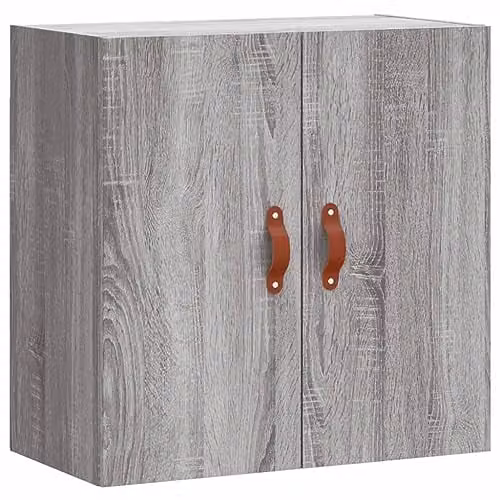 vidaXL Modern Wall Cabinet in Grey, W/D/H: 60 x 31 x 60 cm